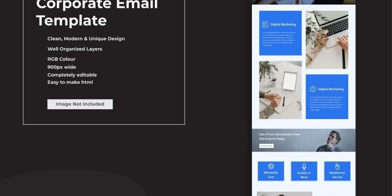 Newsletter Template Free, Employee Newsletter, Company Email Platform